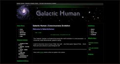 Desktop Screenshot of galactichuman.com
